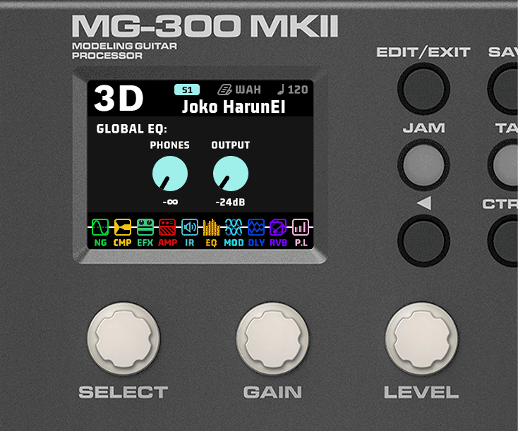 NUX MG-300 MKII Guitar Modeling Processor