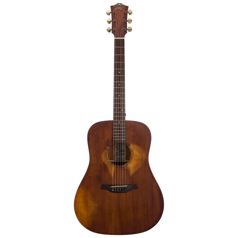 MT. Bromo Dreadnought Acoustic Guitar – Solid Top, Back & Sides with Gig Bag