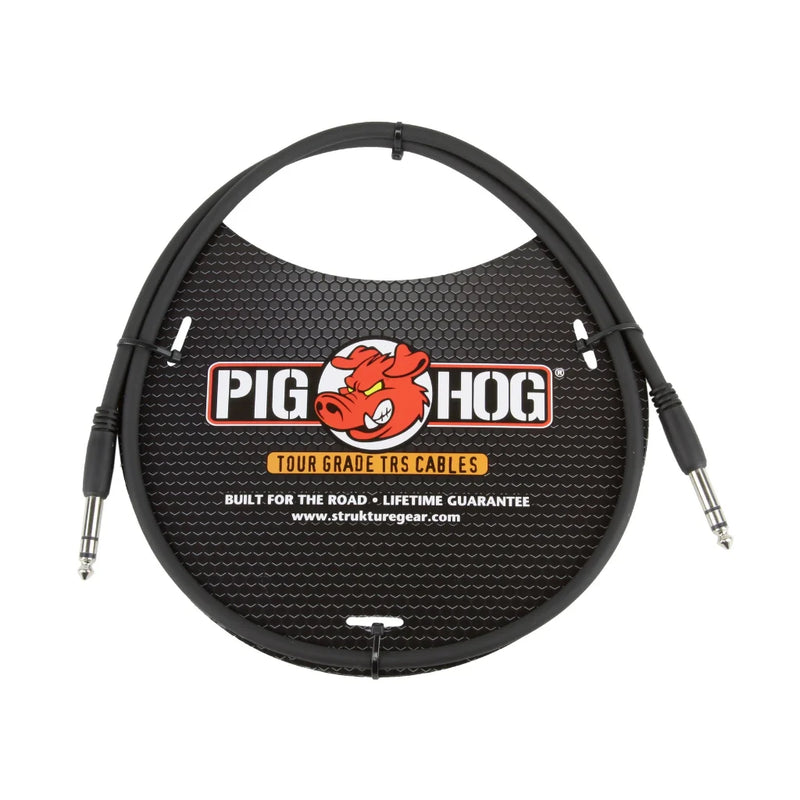 Pig Hog 1/4" TRS Cable – 3ft / 0.9m