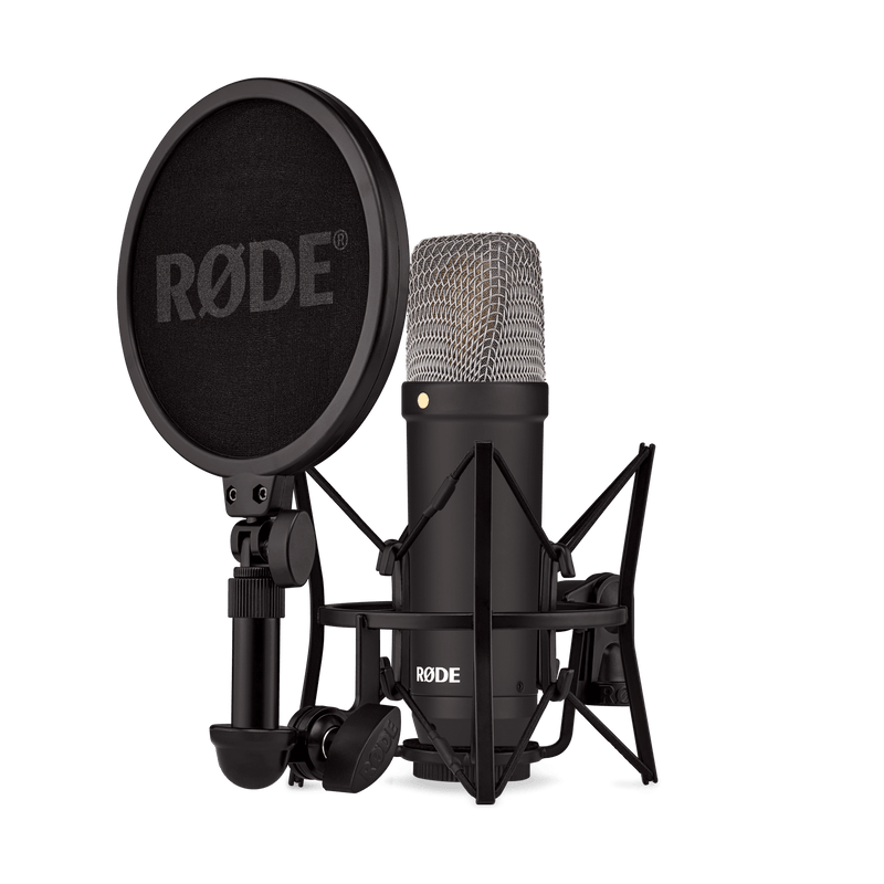 RØDE NT1 Signature Series Studio Condenser Microphone with Shock Mount, Pop Filter & Cable