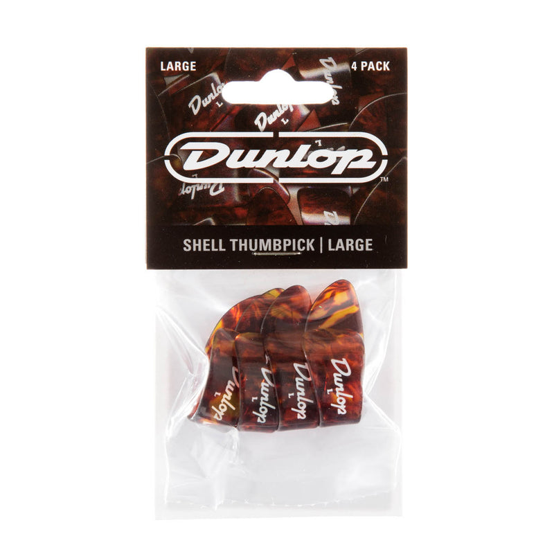Dunlop Large Shell Thumb Picks - 4 Pack