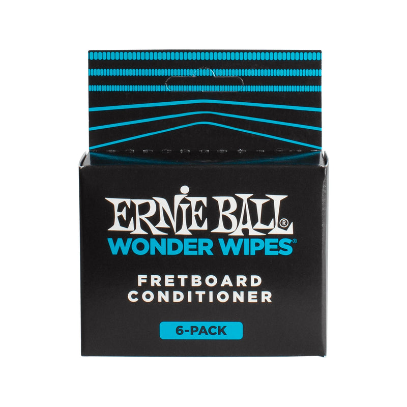Ernie Ball Wonder Wipes Fretboard Conditioner - 6 Pack