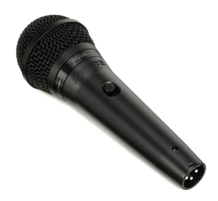 Shure PGA58-QTR Dynamic Vocal Microphone with 15ft / 4.5m Cable & Mic Clip