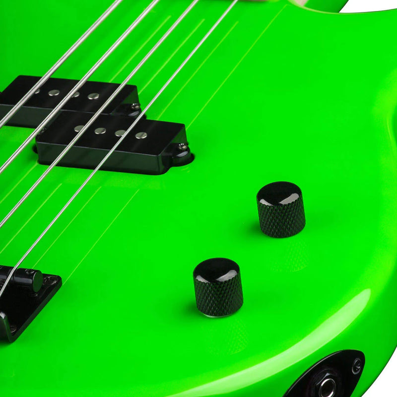 Dean Custom Zone Nuclear - Green Bass Guitar