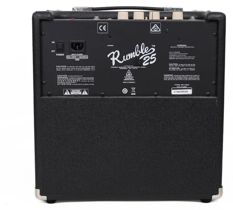 Fender Rumble (V3) 25W Bass Amplifier