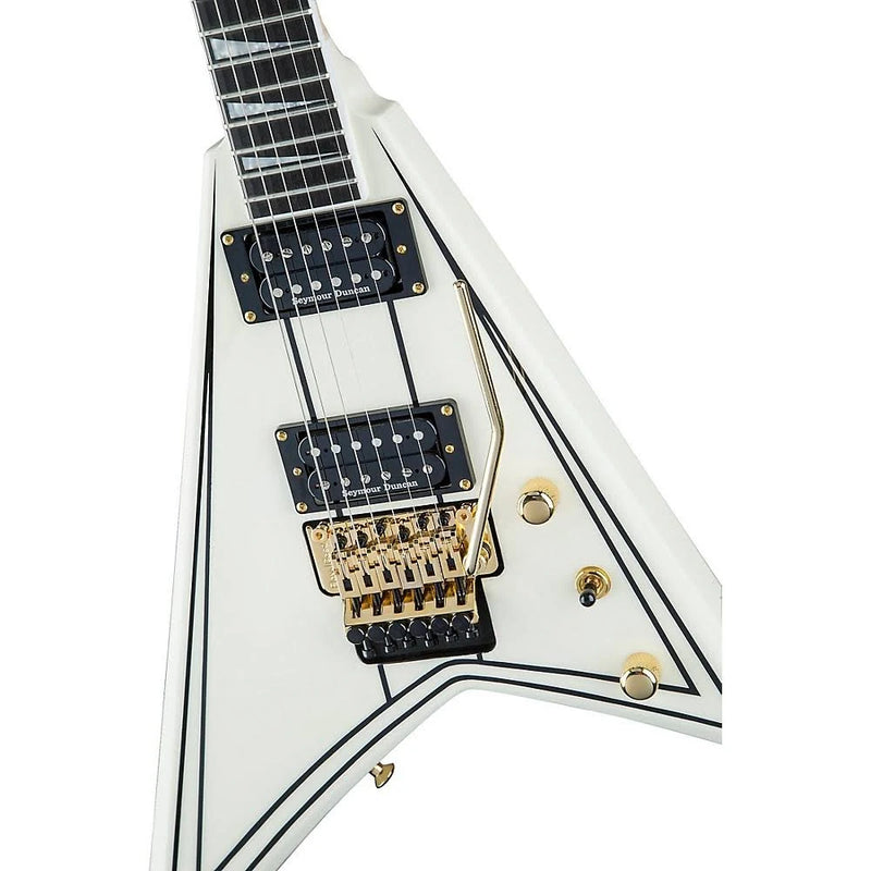 Pro Series Rhoads RR3 Ebony Fingerboard Ivory with Black Pinstripes