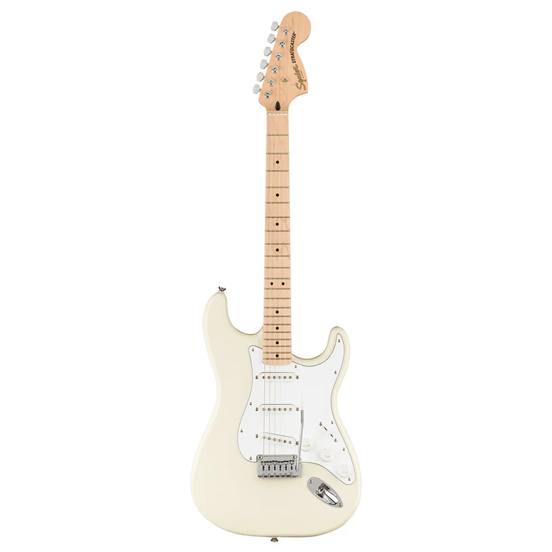 Affinity Series Stratocaster Maple Fingerboard White Pickguard Olympic White
