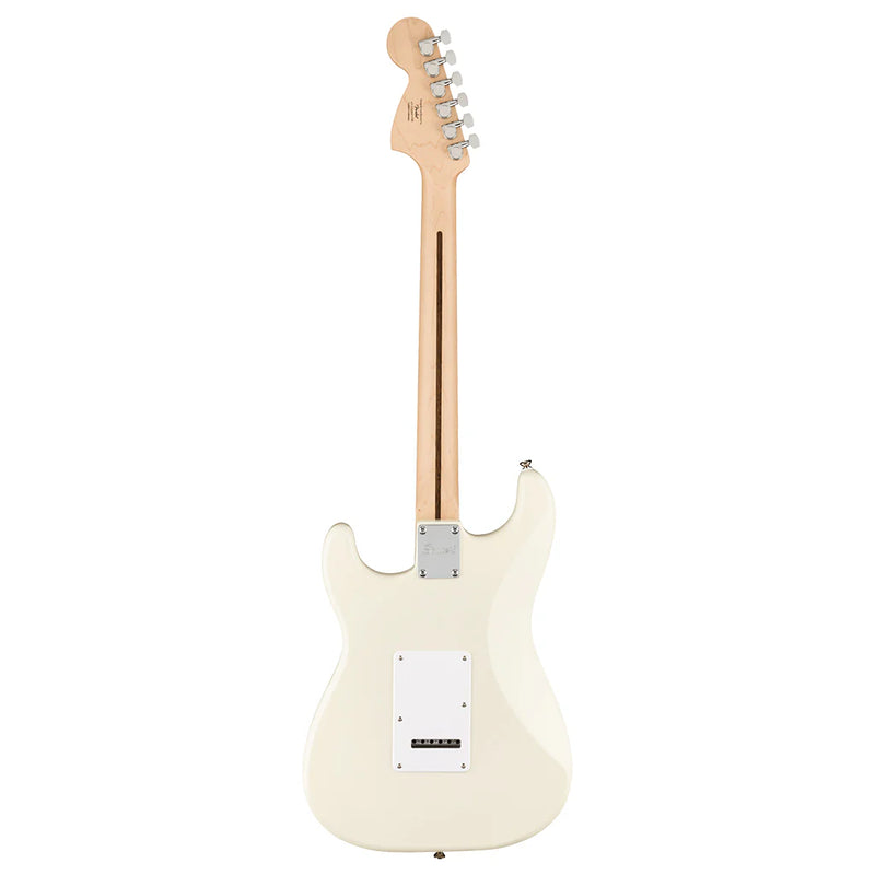Affinity Series Stratocaster Maple Fingerboard White Pickguard Olympic White