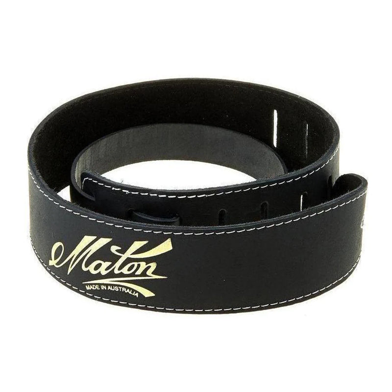 Maton Leather Guitar Strap - Black