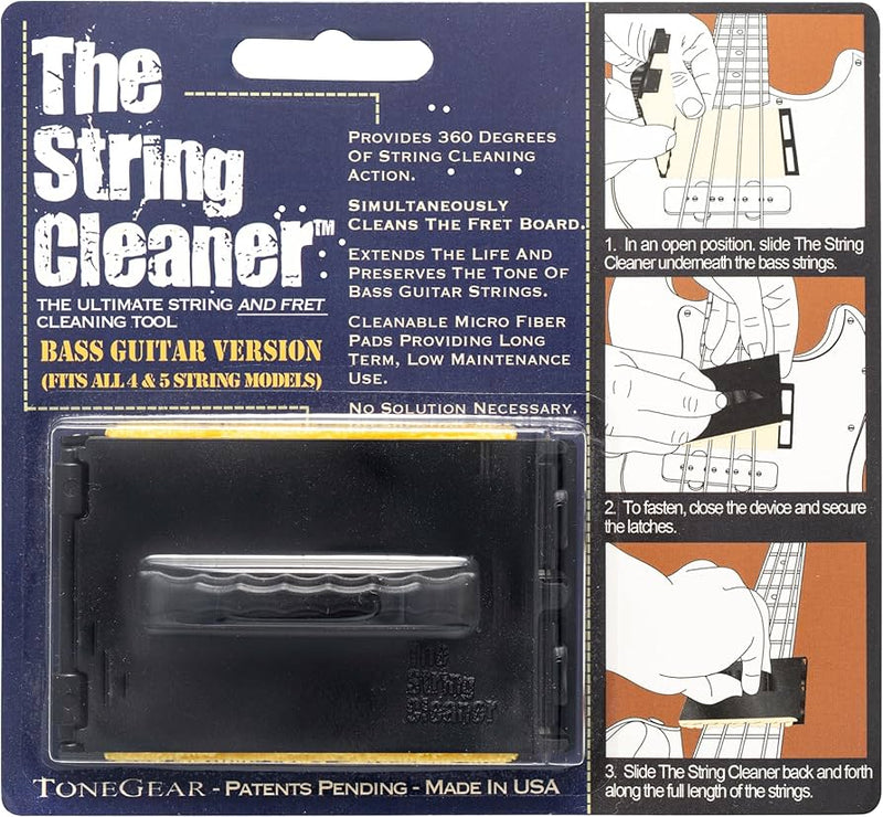 Tonegear String Cleaner - Bass Guitar
