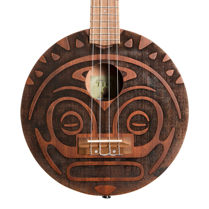 Tiki Man Ukulele /With Pickup & Gigbag