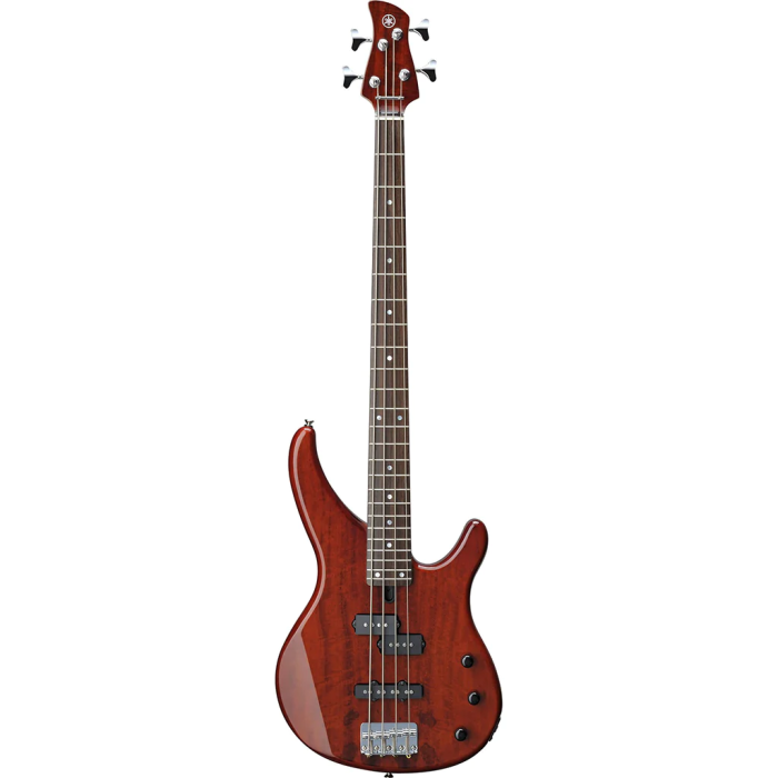 Yamaha TRBX174 TRBX Series Bass Guitar Exotic Wood In Root Beer