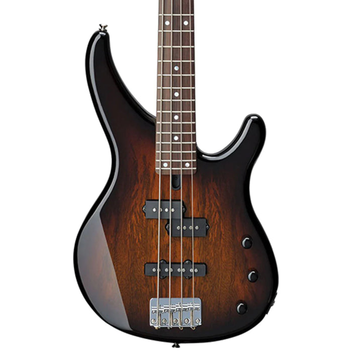 Yamaha TRBX174 TRBX Series Bass Guitar Exotic Wood In Tobacco Brown Burst