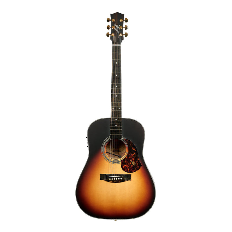 Maton Troubadour Dreadnought Acoustic/Electric Guitar - Tobacco Sunburst