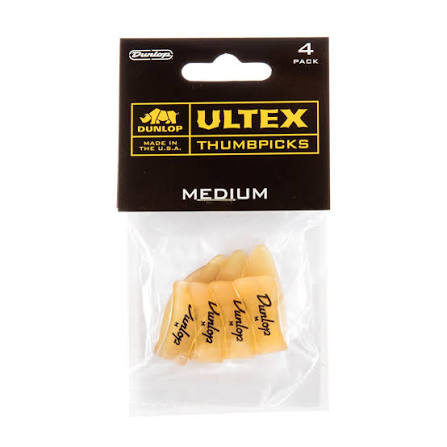 Dunlop Ultex Medium Thumb Picks - 4 Pack