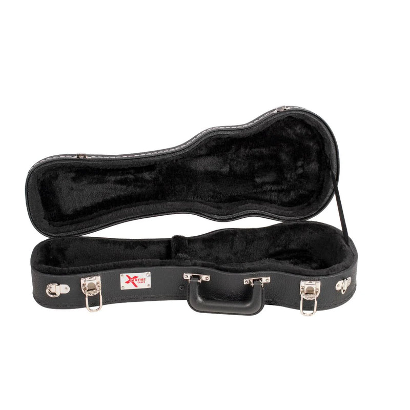 Soprano Size Ukulele Case - Black Vinyl