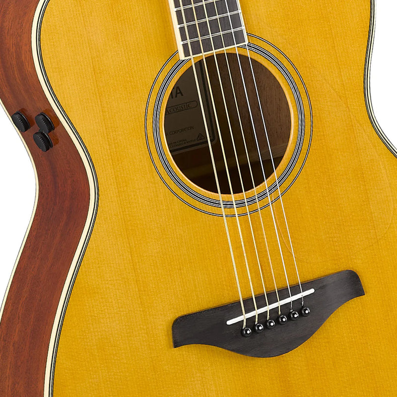 Yamaha FS-TA TransAcoustic Concert Guitar - Vintage Tint