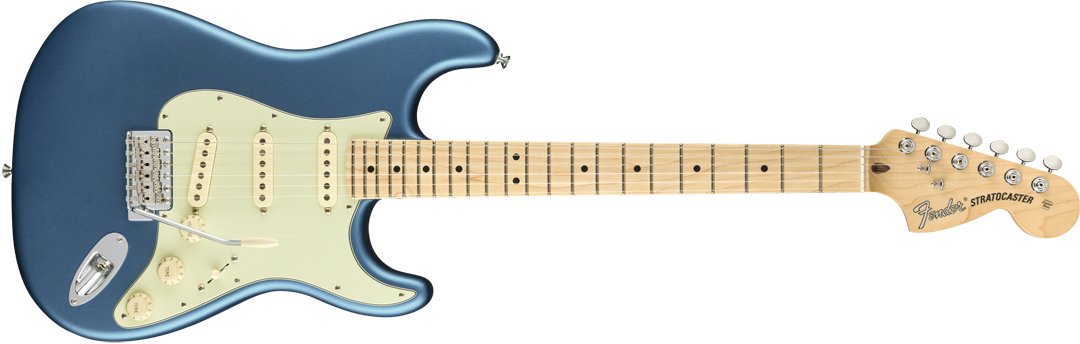American Performer Stratocaster Maple Fingerboard Satin Lake Placid Blue