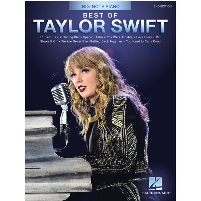 BEST OF TAYLOR SWIFT BIG NOTE PIANO 2ND EDITION