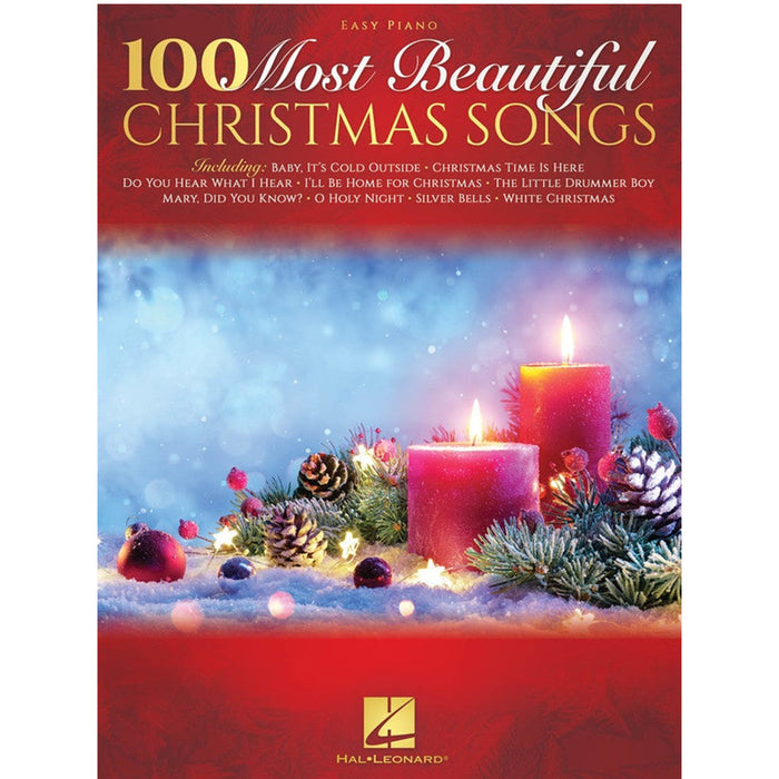 100 MOST BEAUTIFUL CHRISTMAS SONGS EASY PIANO