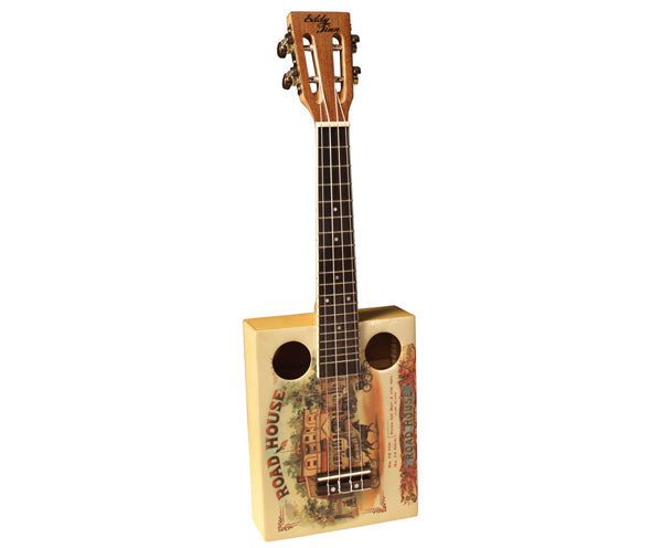 EDDY FINN UKULELE CIGARBOX UKE SPRUCE W/BAG