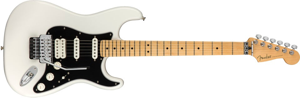 Player Stratocaster with Floyd Rose Maple Fingerboard Polar White