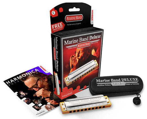 HOHNER MARINE BAND - DELUXE HARMONICA KEY OF A - Arties Music Online