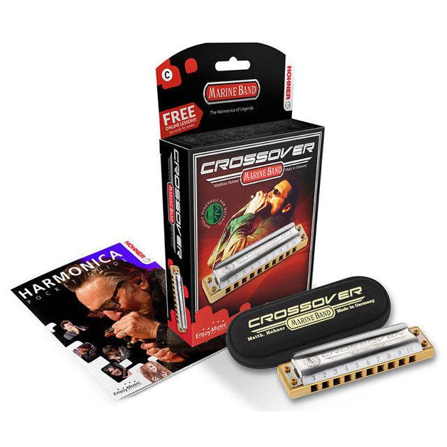 HOHNER MARINE BAND - CROSSOVER HARMONICA KEY OF C - Arties Music Online