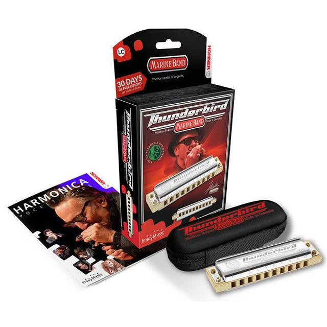 HOHNER MARINE BAND - THUNDERBIRD HARMONICA KEY OF LOW A - Arties Music Online