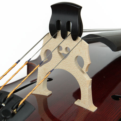 CELLO MUTE - VA WOODEN CARVED EBONY