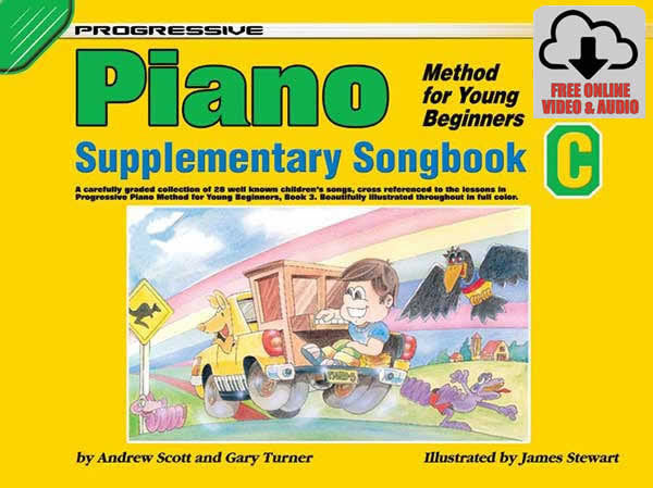 Progressive Piano Method Book C for Young Beginners Sup