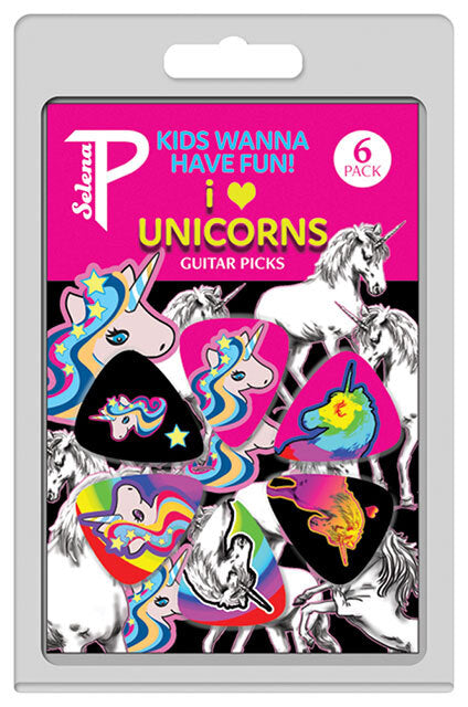 PK6 I LOVE UNICORNS PICKS