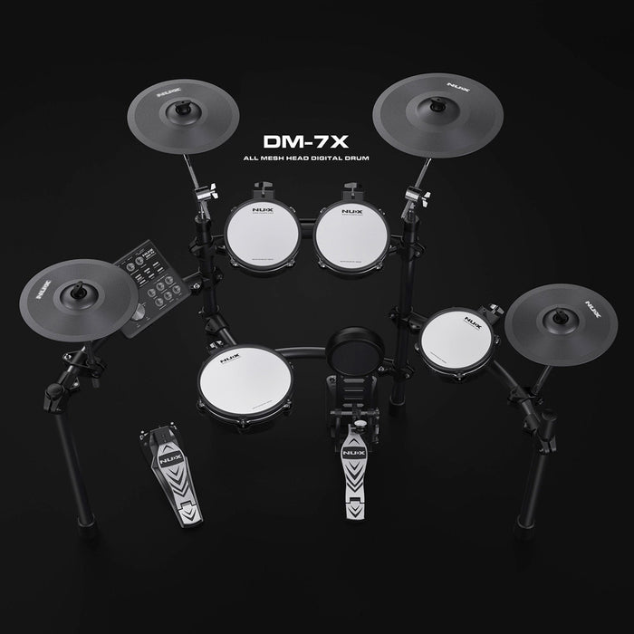 NU-X DM7X 9-Piece Electronic Drum Kit w/All Mesh Heads