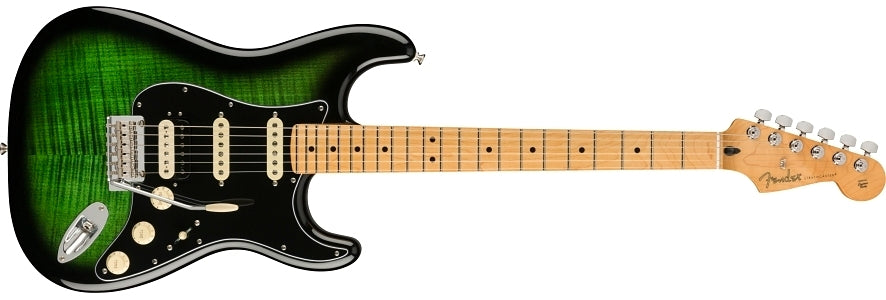 Limited Edition Player Stratocaster® HSS Plus Top Maple Fingerboard Green Burst