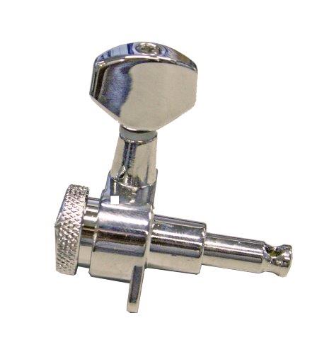 LOCKING MACHINE HEAD SET CHROME SINGLES 6-IN-LIN