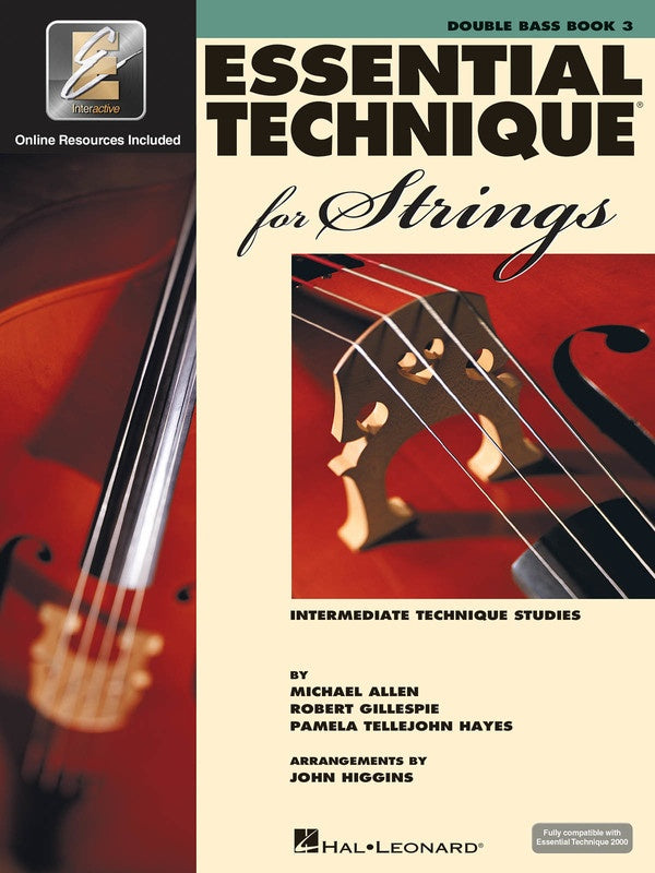 ESSENTIAL TECHNIQUE FOR STRINGS BK 3 DOUBLE BASS