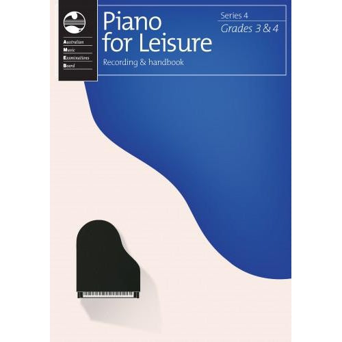 AMEB PIANO FOR LEISURE SERIES 4 - RECORDING & HANDBOOK (GR 3&4) - Arties Music Online