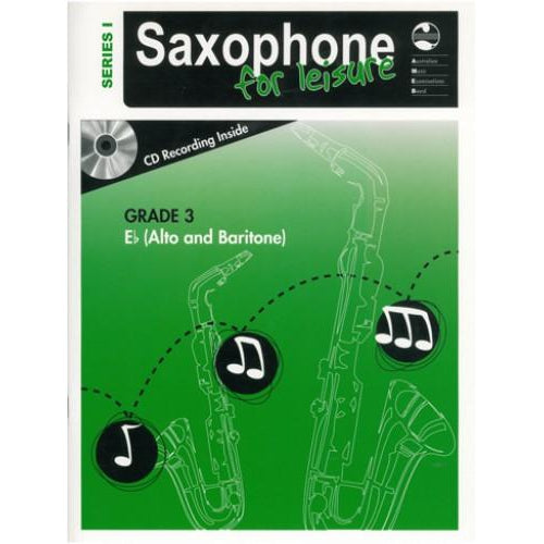 AMEB SAXOPHONE FOR LEISURE (Eb) SERIES 1 - GRADE 3 - Arties Music Online
