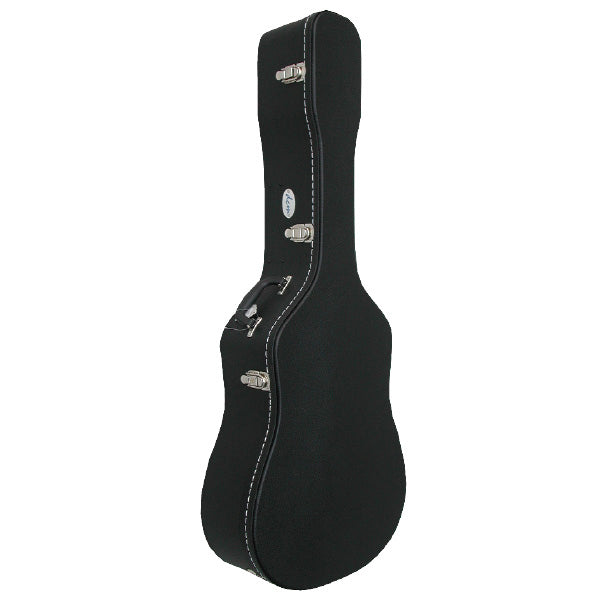 DCM WOOD DREADNOUGHT ACOUSTIC GUITAR CASE (SUITS 6 & 12-STRING)