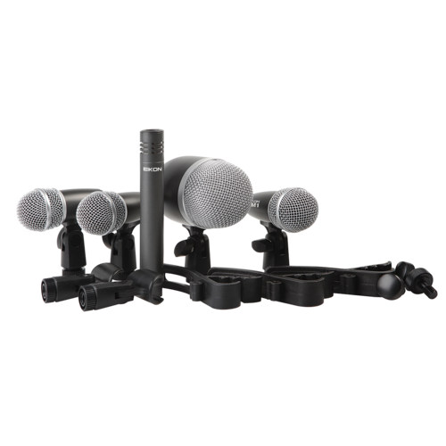 Eikon EDMH5XL 5 Piece Drum Microphone Kit with Case