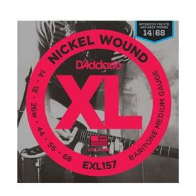 DADDARIO XL NICKEL WOUND ELECTRIC GUITAR STRINGS BARITONE MEDIUM GAUGE 14-68 - Arties Music Online