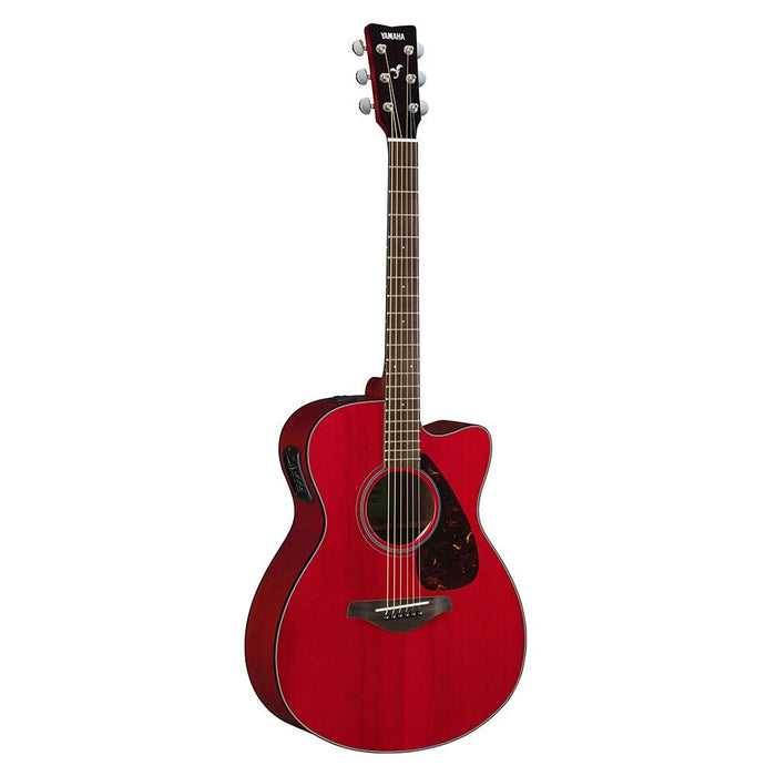 YAMAHA FSX800C CONCERT ACOUSTIC/ELECTRIC GUITAR - RUBY RED