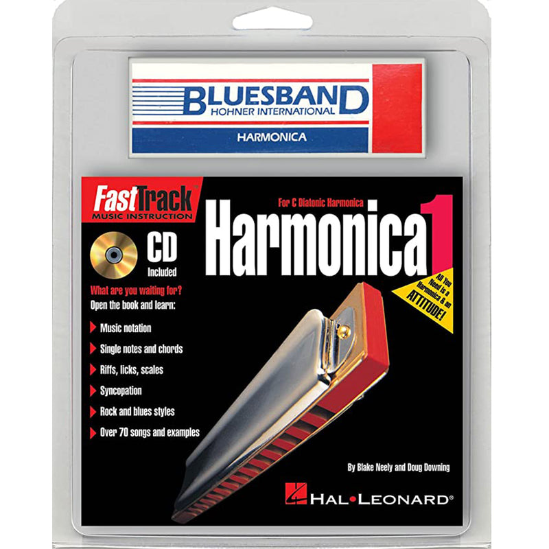 FastTrack Bluesband Harmonica Pack - Key of C