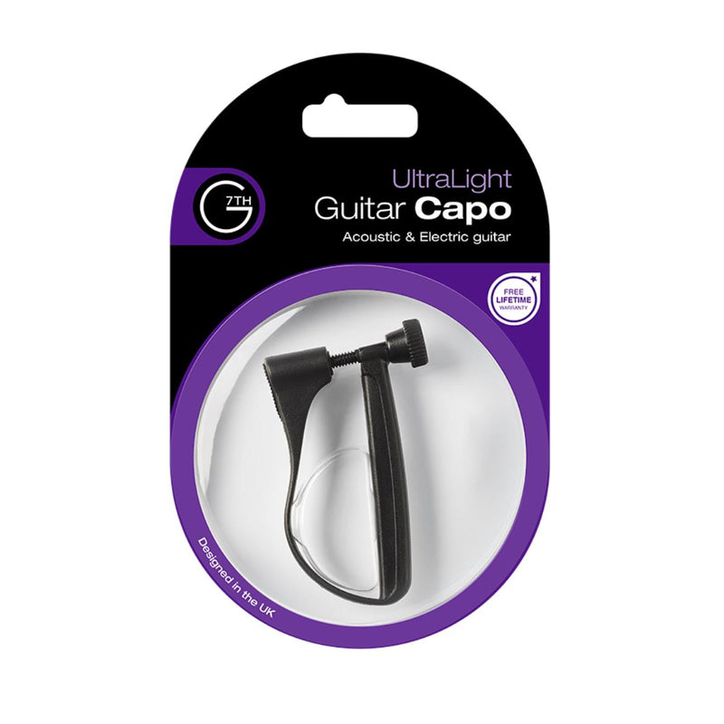 G7 ULTRALIGHT BLACK GUITAR CAPO