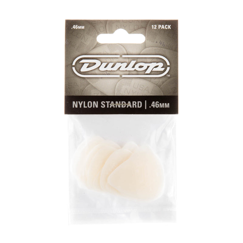 DUNLOP NYLON STANDARD GREYS PLAYER PACK (12 PICKS) - 0.46mm