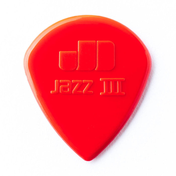 JIM DUNLOP JAZZ III RED NYLON PLAYER PACK (QTY 6) - Arties Music Online