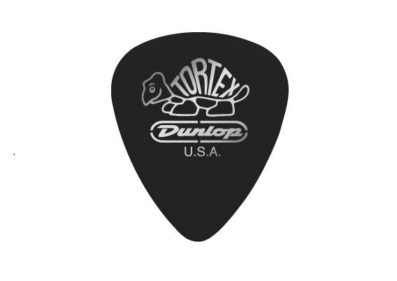 DUNLOP TORTEX PITCH BLACK PLAYER PACK (12 PICKS) - 0.88mm