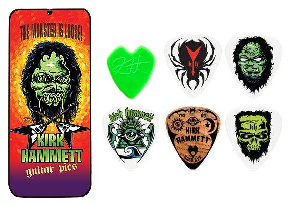 KIRK HAMMETT SIGNATURE PICK TIN W/PERSONAL TOURI