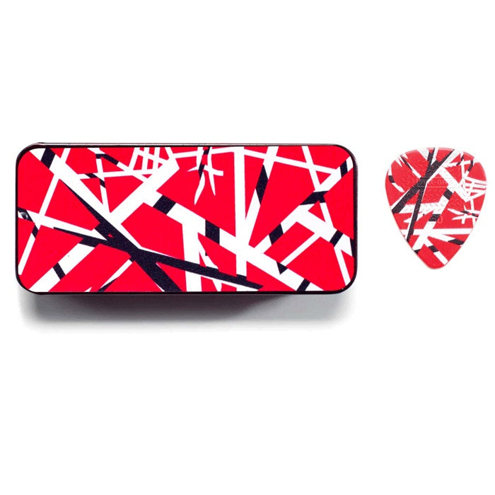 EVH PICK TIN-FRANKENSTEIN RED
