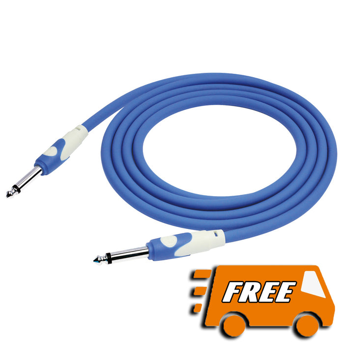 KIRLIN 20FT GUITAR CABLE - BLUE